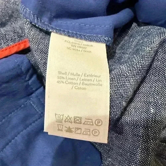 Boden High Waist Shorts in Chambray Blue - Picture 8 of 8